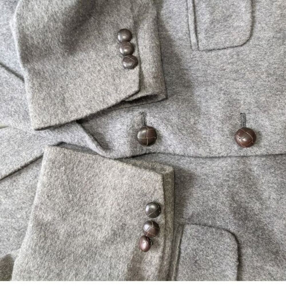 vintage Camel Hair Rogers Scott Blazer coat M/42 Gray Sport Coat USA Made LN - Picture 10 of 12